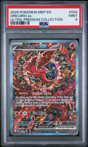 2025 POKEMON MEP EN-ME BLACK STAR PROMO 024 ORICORIO EX MEGA CHARIZARD X ex ULTRA-PREMIUM COLLECTION