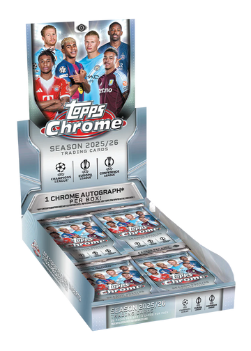 Topps Chrome® UEFA Club Competitions UCC 2025-26 - Hobby Box